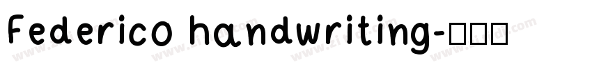 Federico handwriting字体转换